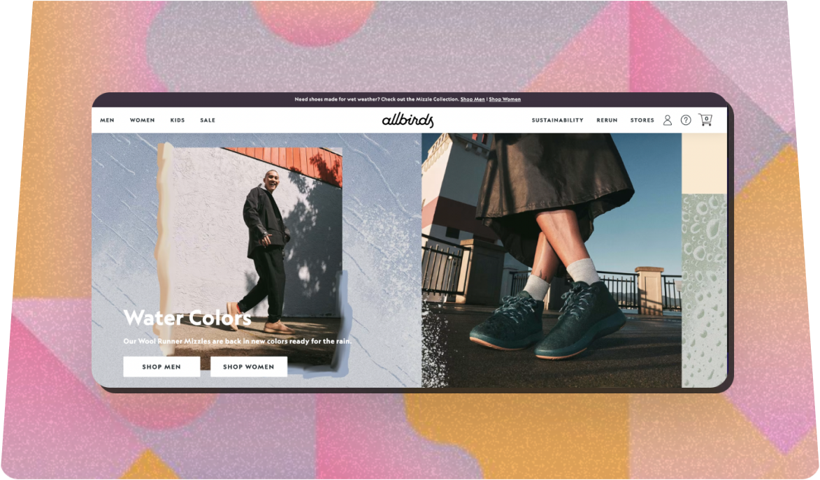 Use beautifully crafted patterns for your screenshots.